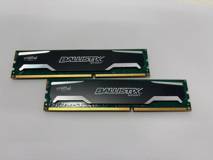 8GB DDR3 RAM Geheugen (2x 4GB) - Ballistix Sport, Computers en Software, RAM geheugen, Gebruikt, Desktop, 8 GB, DDR3, Ophalen of Verzenden