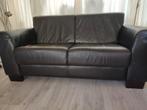 Tweezits bank leer, Ophalen, 150 tot 200 cm, Tweepersoons, Zo goed als nieuw