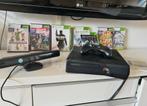 Xbox 360 met Kinect en 7 spellen, Spelcomputers en Games, Spelcomputers | Xbox 360, Ophalen, Met 1 controller, 250 GB, Gebruikt