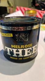 Oud theeblik met inhoud., Ophalen, Zo goed als nieuw, Overige