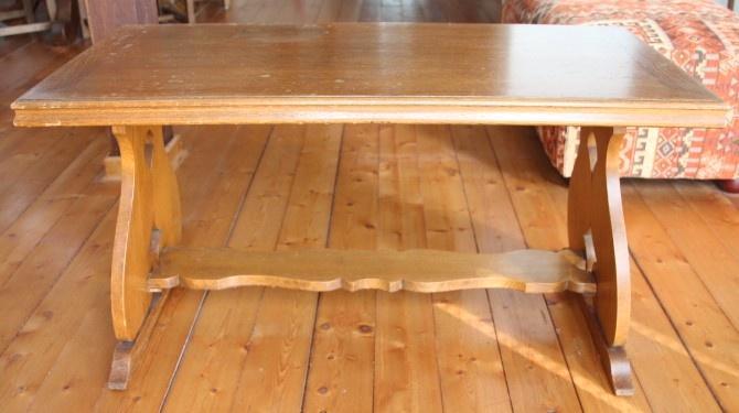 Kloostertafel, Huis en Inrichting, Tafels | Eettafels, Gebruikt, Minder dan 50 cm, 50 tot 100 cm, Vier personen, Rechthoekig, Eikenhout