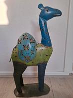 Metalen dromedaris en uil, Huis en Inrichting, Ophalen of Verzenden