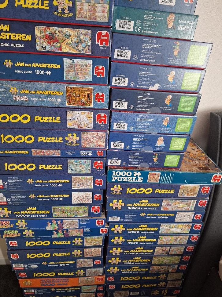 Diverse Jan van Haasteren puzzels, Hobby en Vrije tijd, Denksport en Puzzels, Zo goed als nieuw, Legpuzzel, 500 t/m 1500 stukjes