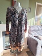 K-Design K Design mandala jurk zwart bruin L, K-design, Bruin, Verzenden, Maat 42/44 (L)