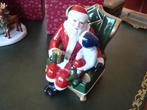 Villeroy & Boch Christmas Toys speeldoos Santa op stoel 15cm, Ophalen of Verzenden, Nieuw