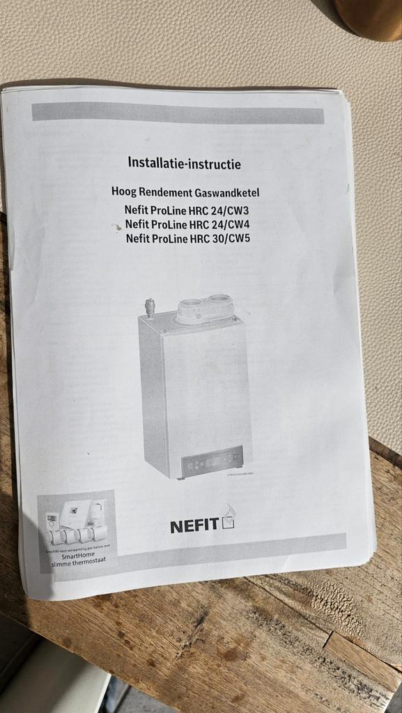 Prima Nefit CV ketel HRC 24, Doe-het-zelf en Verbouw, Verwarming en Radiatoren, Gebruikt, Cv-ketel of Combi-ketel, 80 cm of meer