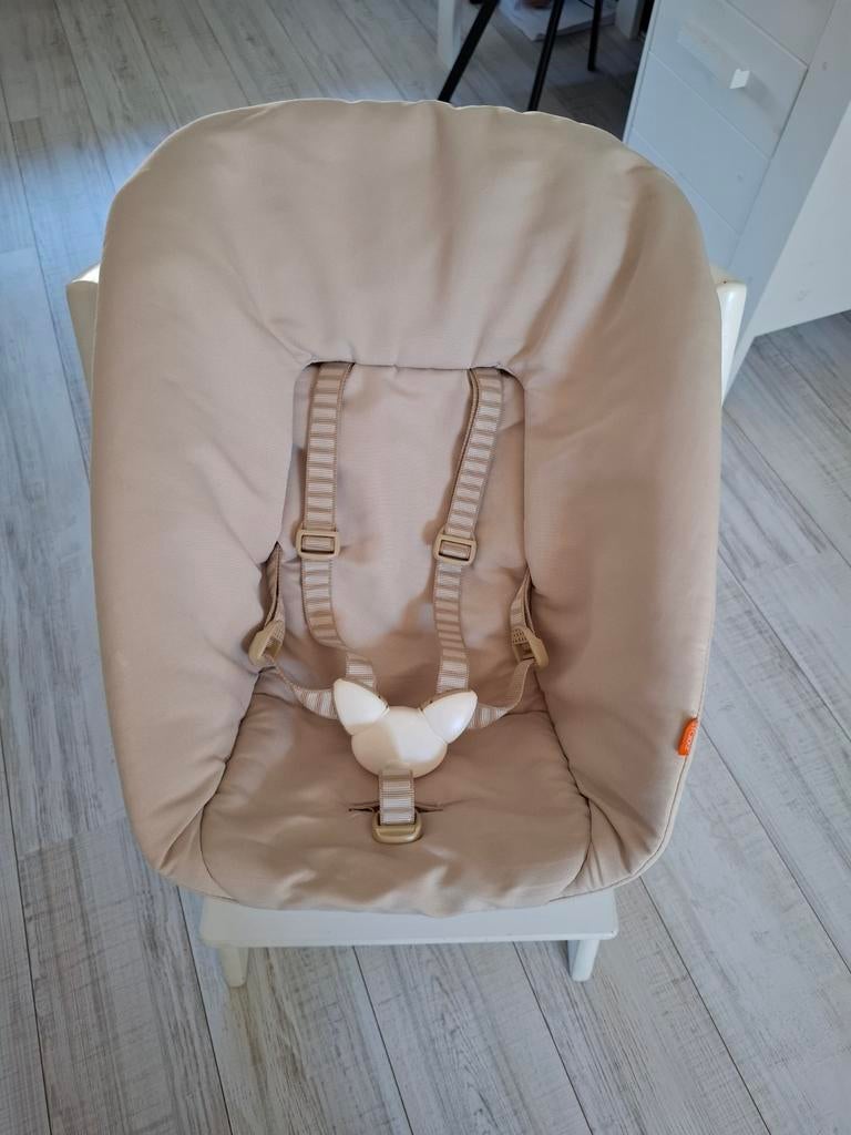 Stokke tripp trapp met babyset, Ophalen of Verzenden, Gebruikt