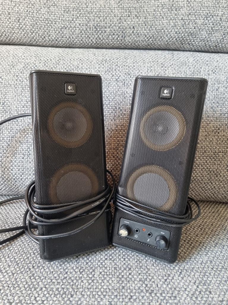 Logitech pc speakers, Computers en Software, Pc speakers, Ophalen, Gebruikt