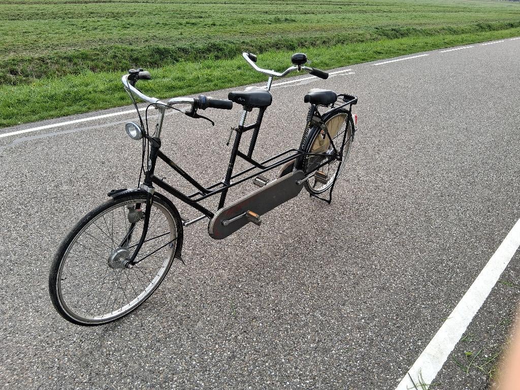 Tandemfiets, Ophalen, Minder dan 10 versnellingen, Gebruikt, 55 cm of meer