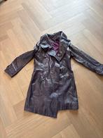 Paarse leren trenchcoat Sticks and Stones, maat 44, Ophalen of Verzenden, Gedragen, Maat 42/44 (L), Paars