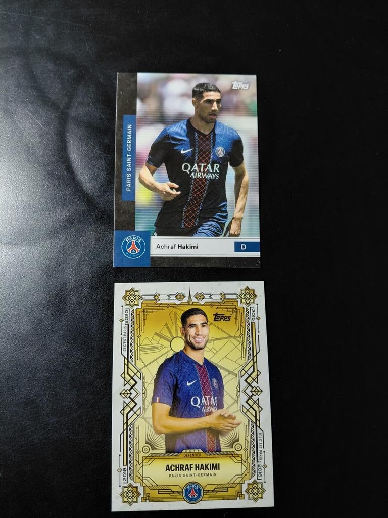 Achraf hakimi (psg) topps team set, Ophalen of Verzenden, Nieuw, Buitenlandse clubs, Spelerskaart