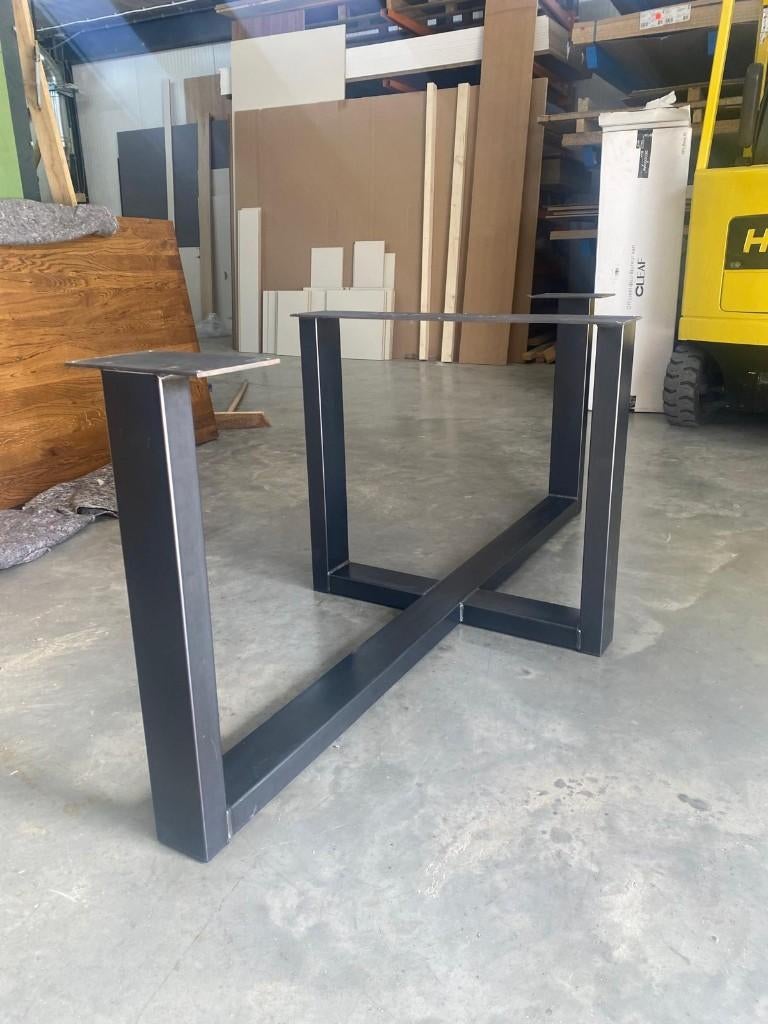 Stalen eettafel onderstel, Huis en Inrichting, Tafels | Eettafels, Ophalen, 50 tot 100 cm, Nieuw, 50 tot 100 cm