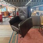 Elektrische Sta-op Stoel Bruin Leer, Ophalen, Gebruikt, ., Leer