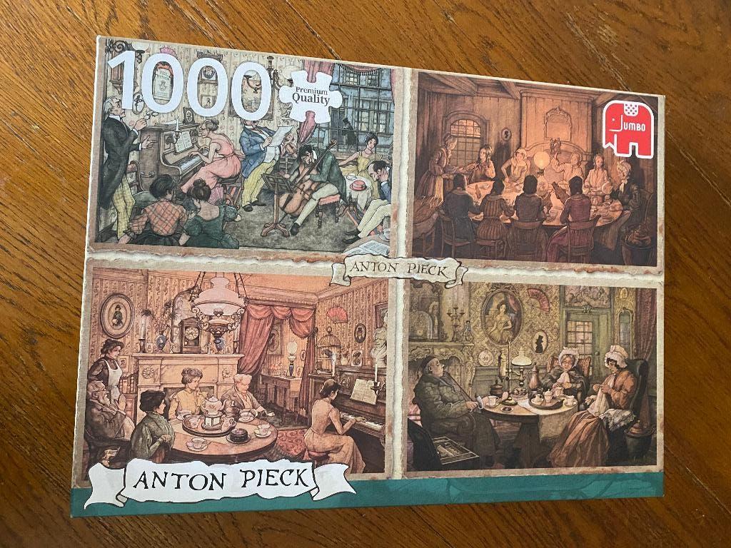 puzzel anton pieck, Ophalen of Verzenden, 500 t/m 1500 stukjes, Zo goed als nieuw, Legpuzzel