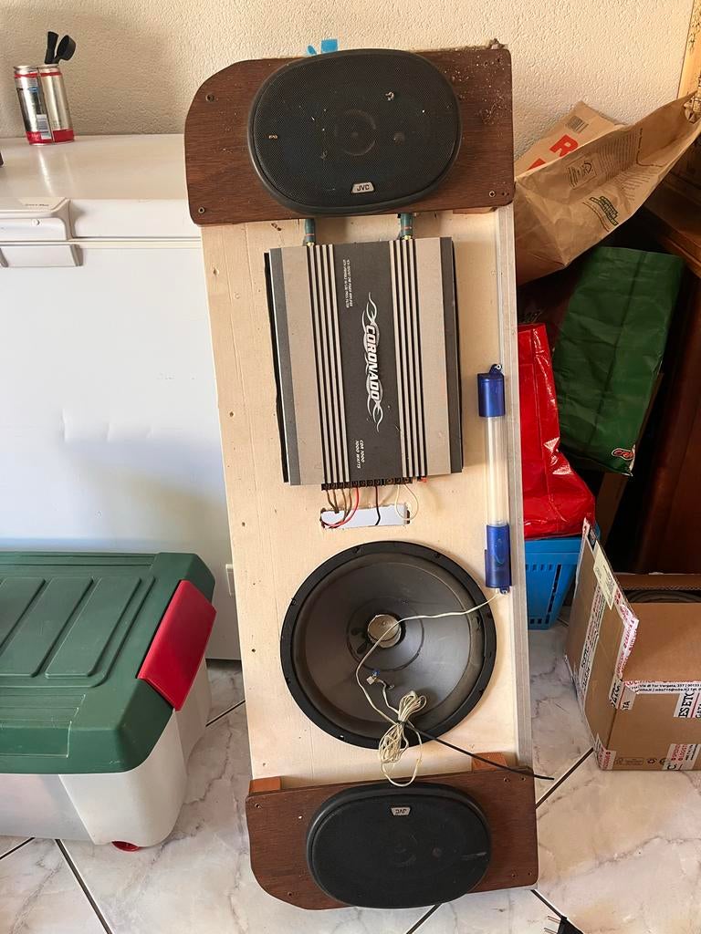 JVC auto speakers, Coronado versterker en Osio subwoofer, Ophalen, Gebruikt