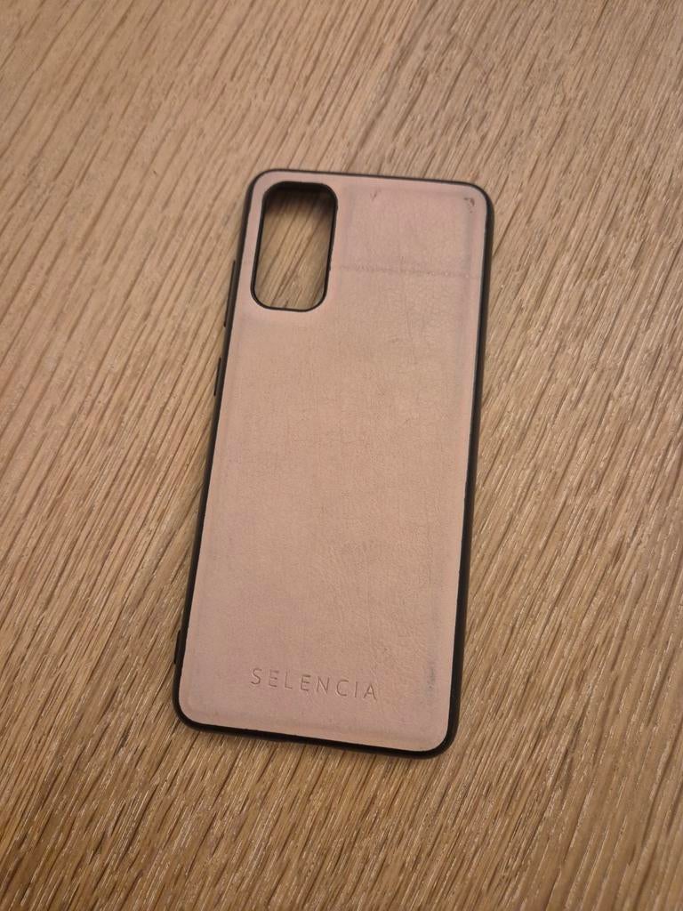Samsung S20, beschermhoes Selencia, achterkant (zalm roze), Ophalen of Verzenden, Zo goed als nieuw, Overige modellen, Frontje of Cover