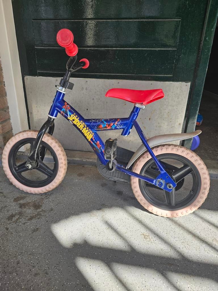 Spiderman kinderfiets - 16 inch, Fietsen en Brommers, Ophalen of Verzenden, Gebruikt, 16 tot 20 inch, Spiderman