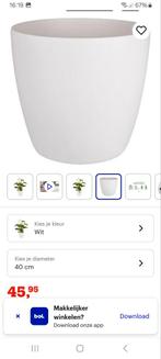 Grote kunststof bloempot 40cm doorsnede, Ophalen