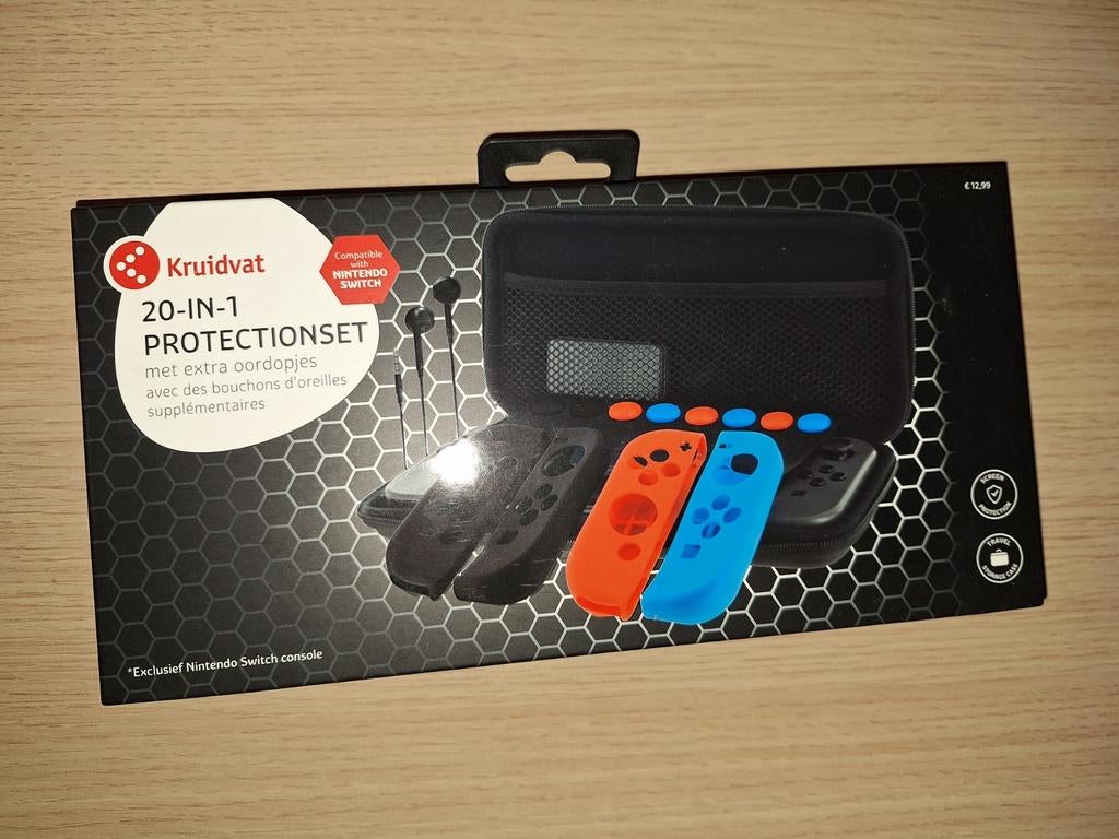 Nieuwe Kruidvat 20-in-1 Beschermset voor Nintendo Switch, Ophalen of Verzenden, Nieuw, Switch, Overige typen