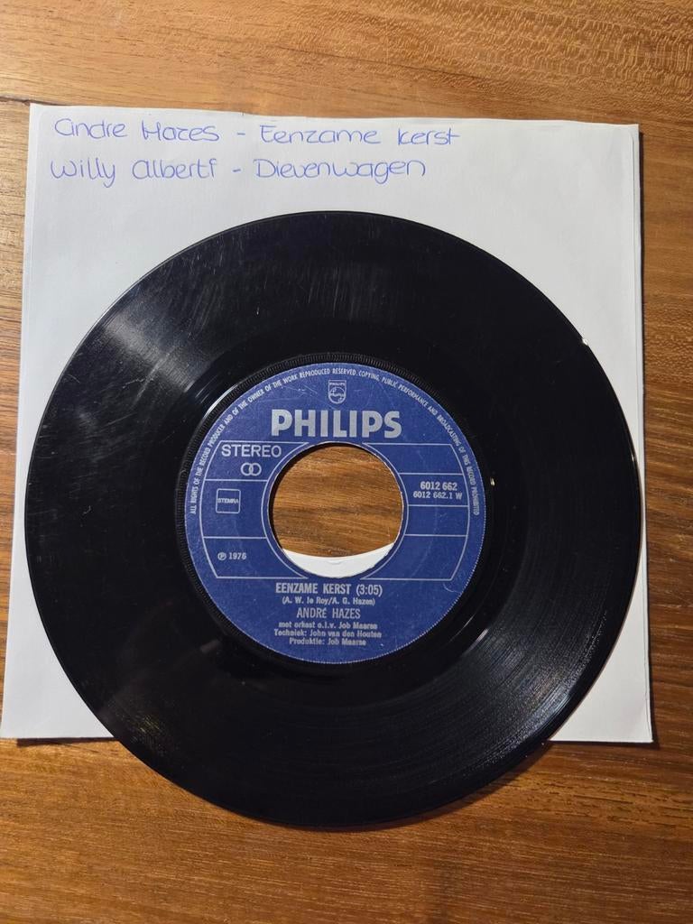 André Hazes - Eenzame kerst, Cd's en Dvd's, Vinyl Singles, Gebruikt, 7 inch, Single, Ophalen of Verzenden