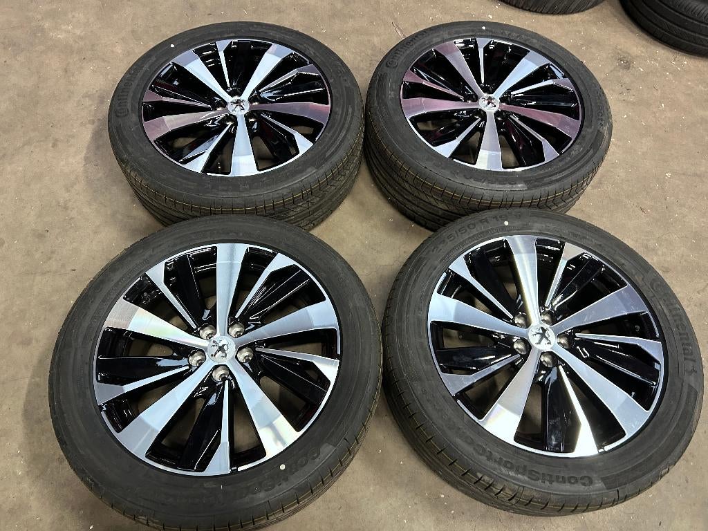 19 inch New York velgen + zomerbanden Peugeot 3008 5008, Auto-onderdelen, Banden en Velgen, 19 inch, Gebruikt, Banden en Velgen