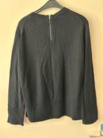 Zwarte H&M Conscious trui met rits op de rug maat xs, Kleding | Dames, Ophalen of Verzenden, Zo goed als nieuw, Maat 34 (XS) of kleiner