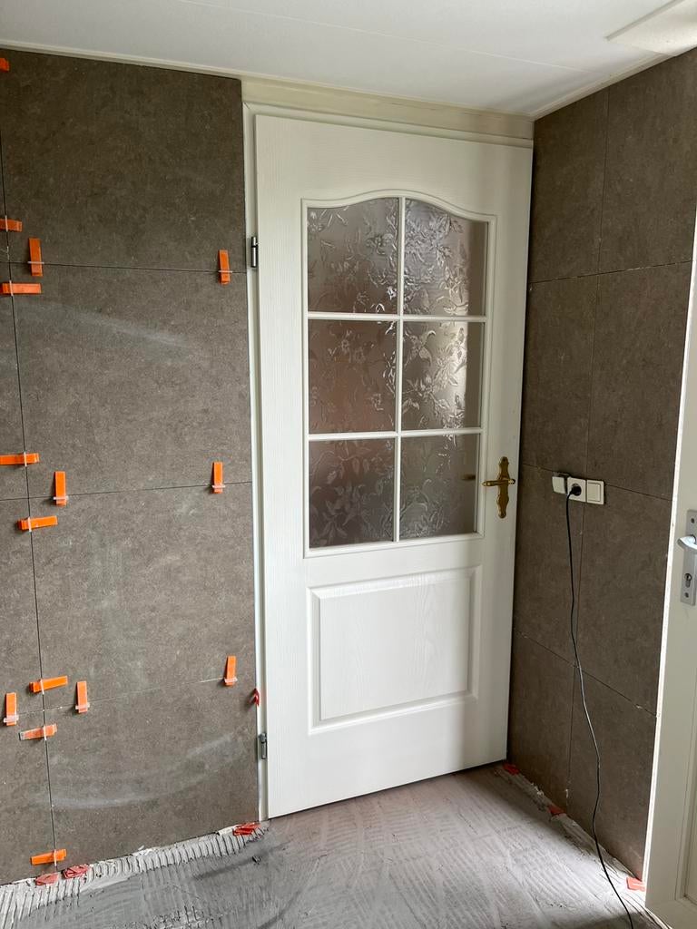 Nette opdekdeuren (10 stuks), Doe-het-zelf en Verbouw, Deuren en Horren, 80 tot 100 cm, Binnendeur, Ophalen of Verzenden, Zo goed als nieuw