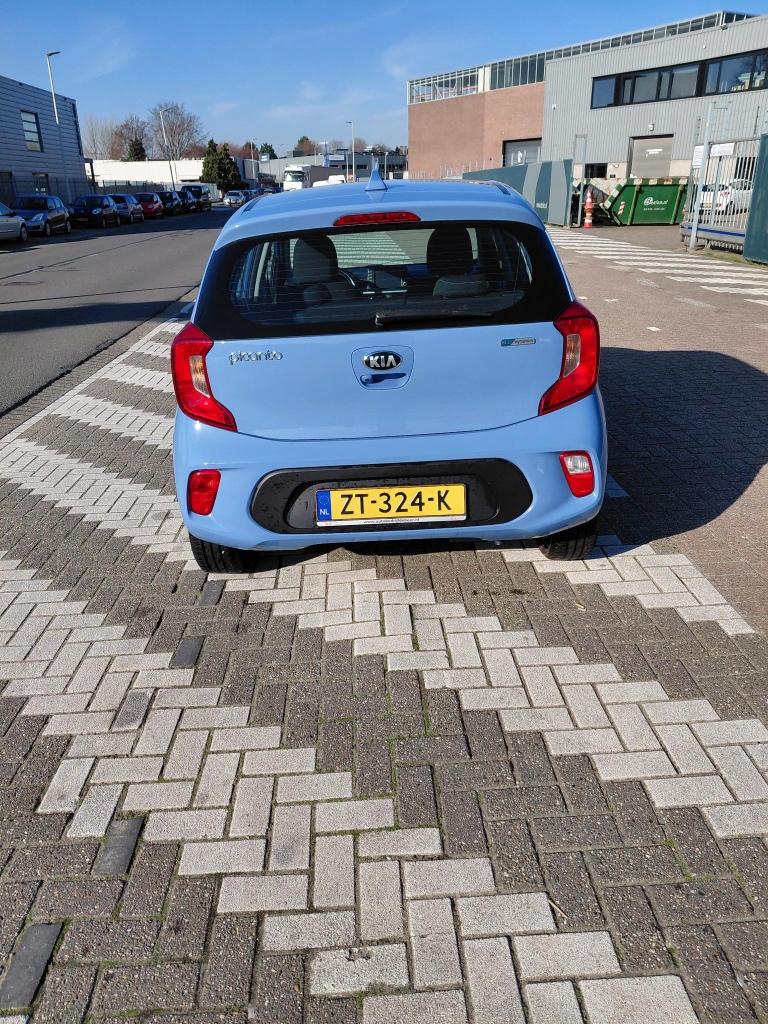 Kia Pikanto, Auto's, Kia, Stof, Zwart, Start-stop-systeem, Blauw