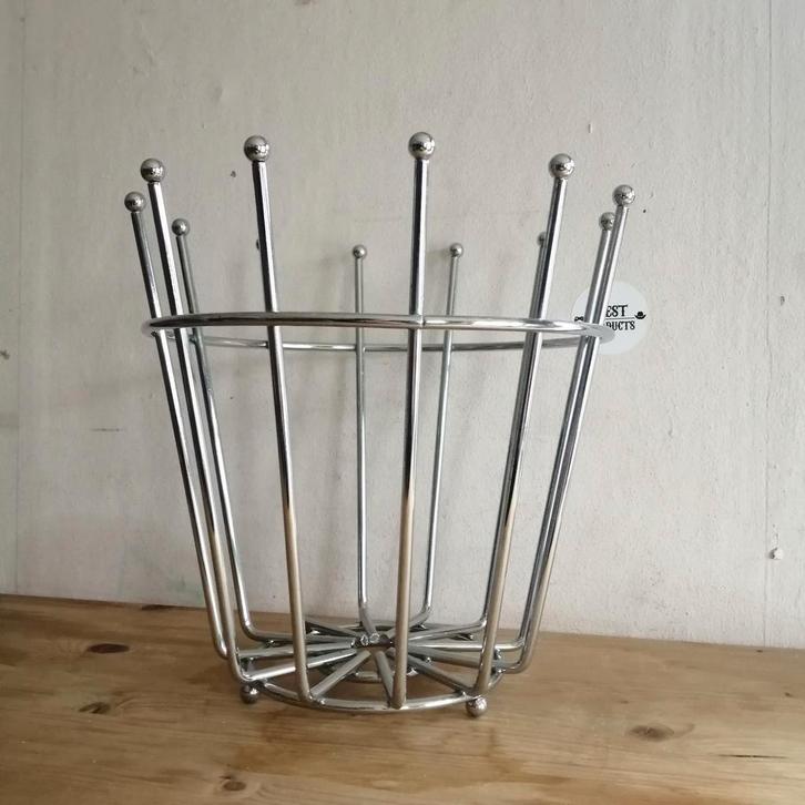 Nieuw: Metalen Fruitschaal / Fruitmand, Huis en Inrichting, Woonaccessoires | Schalen en Manden, Nieuw, Schaal, Ovaal, Overige materialen