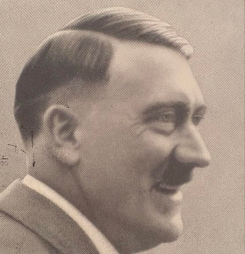 originele ansichtkaart Adolf Hitler 1937, Ophalen of Verzenden