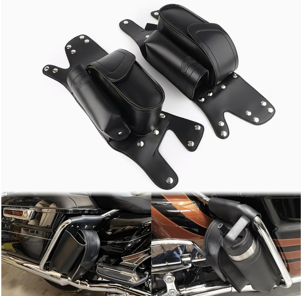 Leren beugeltassen Harley Davidson, Motoren, Onderdelen | Harley-Davidson, Nieuw, Ophalen of Verzenden