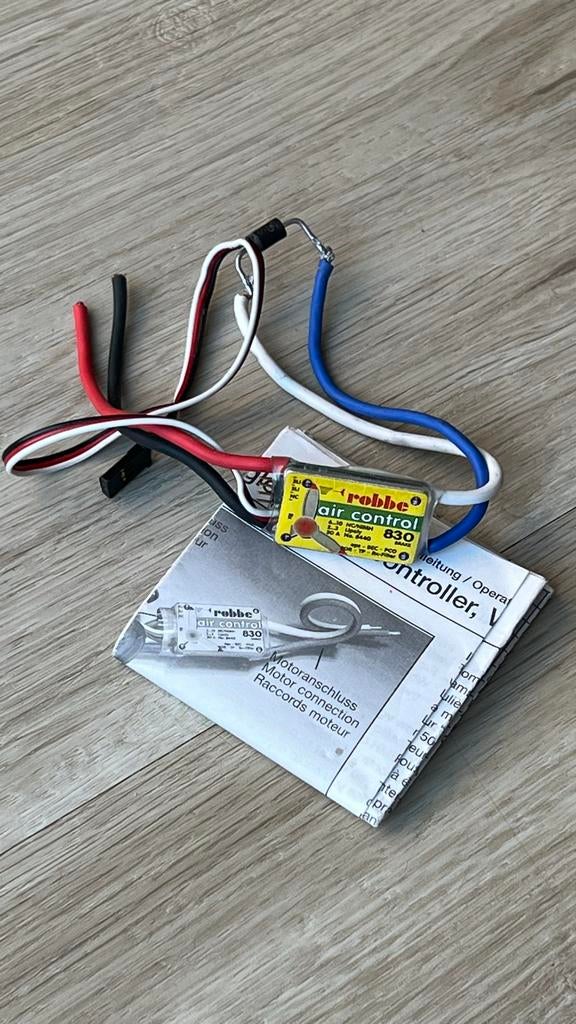Robbe Air Control 830 Borstel Motor Regelaar Modelbouw, Ophalen of Verzenden, Gebruikt