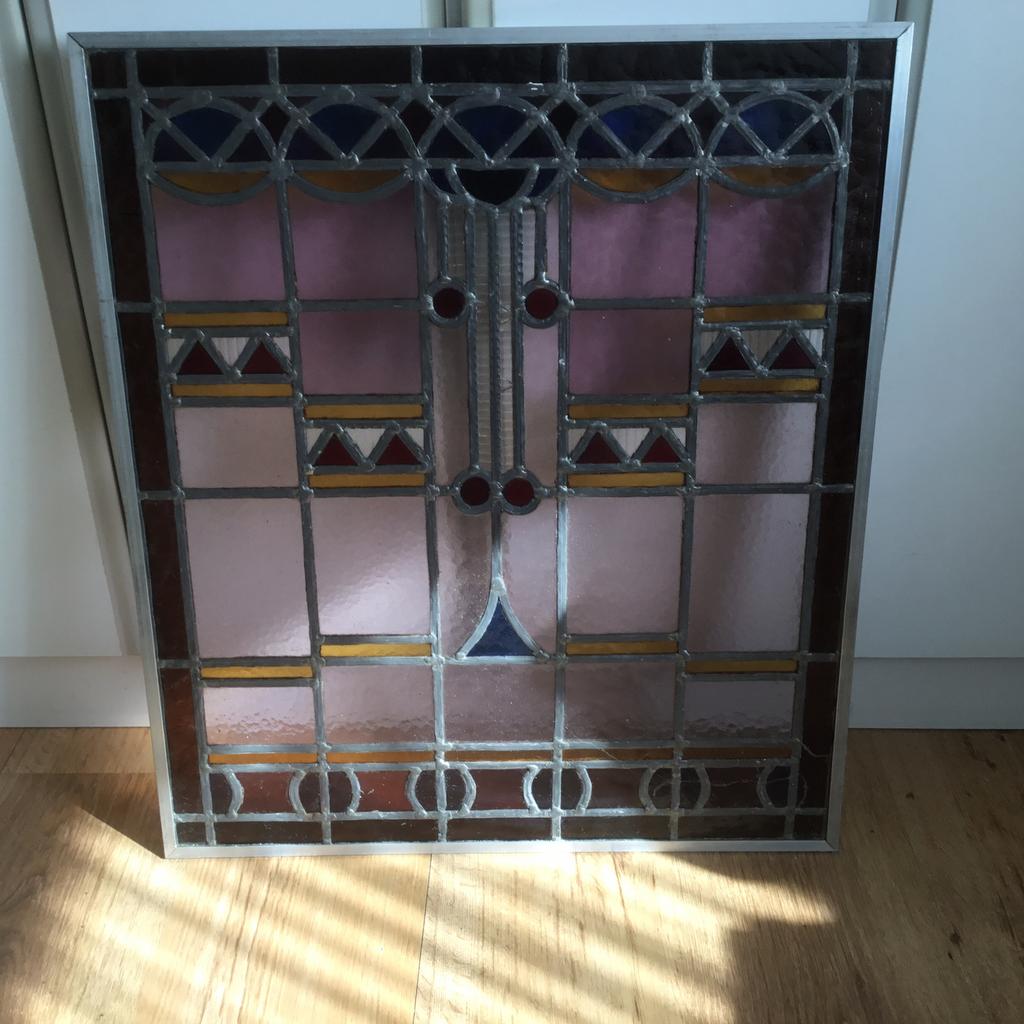 Glas in lood, Doe-het-zelf en Verbouw, Glas en Ramen, Ophalen of Verzenden, Zo goed als nieuw, Minder dan 80 cm, Glas in lood