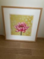 Linosnede “Waterlelie” van Dianne Bakker, Antiek en Kunst, Kunst | Etsen en Gravures, Ophalen