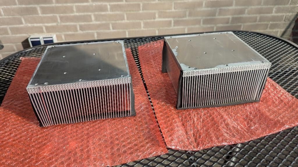 Heatsinks voor DIY project, versterker, dumpload etc., Ophalen of Verzenden, Gebruikt