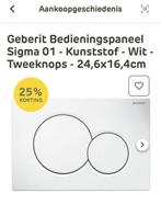Geberit Bedieningspaneel Sigma 01 - Wit, Ophalen, Nieuw, Overige typen