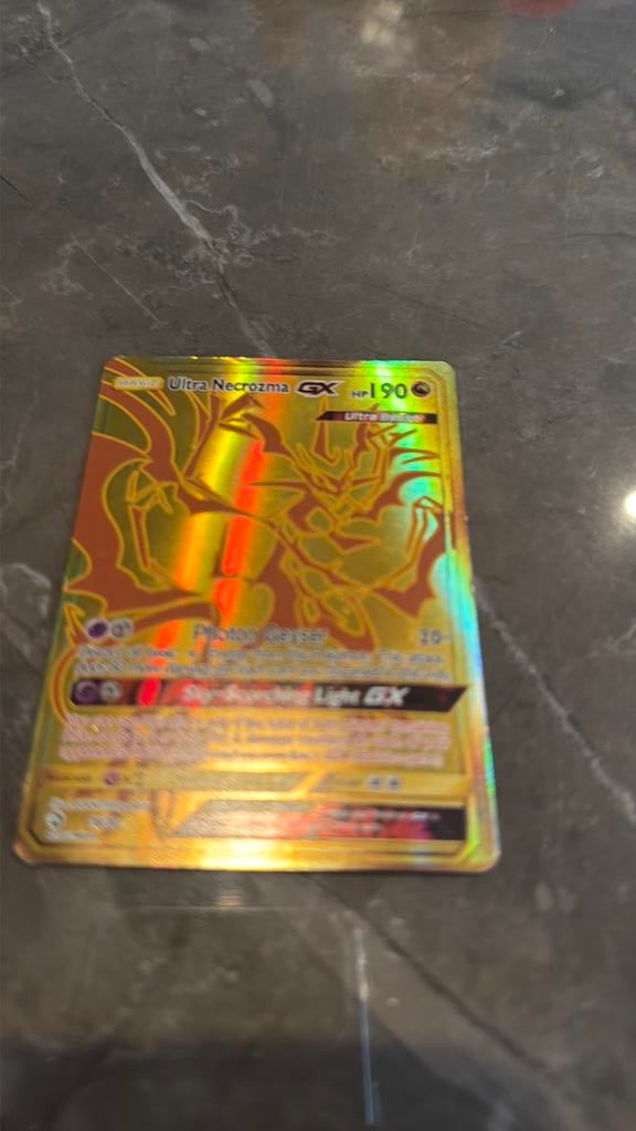 Pokemon kaart ultra necrozma, Ophalen, Zo goed als nieuw