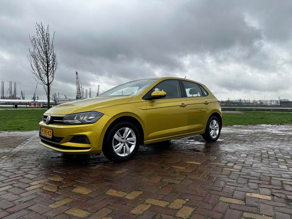 Volkswagen Polo 1.6 TDI 2018, Auto's, Stof, Zwart, Particulier, Polo