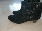 Zwarte enkel laarzen maat 39 te koop, Ophalen of Verzenden, Zo goed als nieuw, Zwart