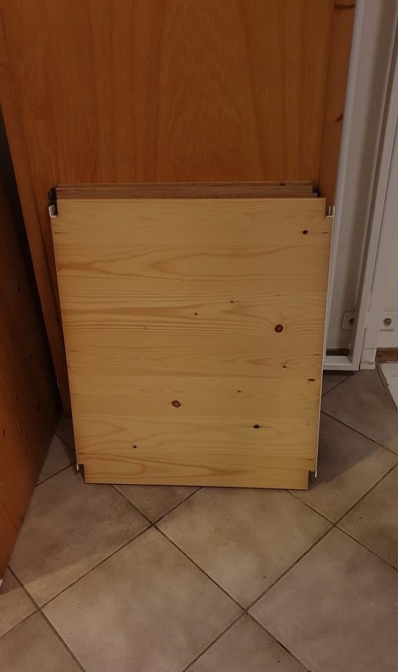 Lundia schappen 50x60 blank gelakt in nette staat, Ophalen, Gebruikt