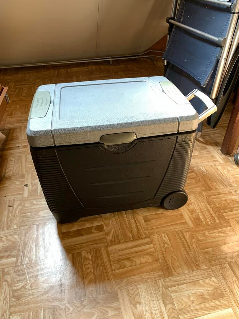 Verrijdbare elektrische koelbox voor camperen en stroom, Ophalen, Gebruikt, Koelbox, Elektrisch