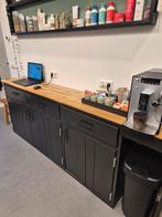 Houten dressoir met lades en deuren, Ophalen, Modern industriël, 200 cm of meer, 25 tot 50 cm