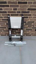 Telescopische vlizotrap 10 treden Telesteps, Trap, Ophalen of Verzenden, Zo goed als nieuw, Opvouwbaar of Inschuifbaar