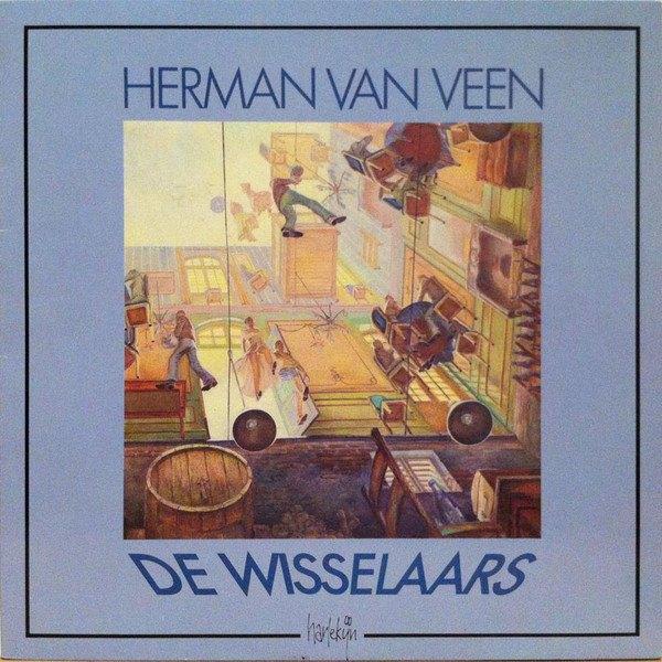lp,Herman van Veen – De Wisselaars, Ophalen of Verzenden, Gebruikt, 12 inch, Levenslied of Smartlap