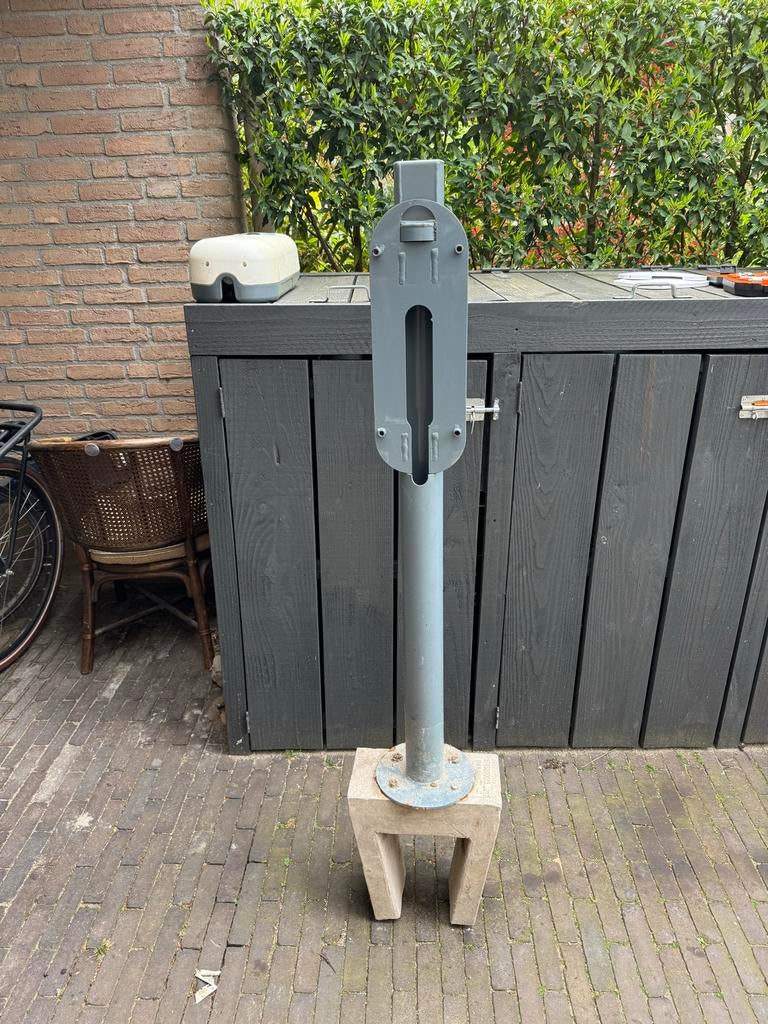 Shell / NewMotion 3 fase laadpunt incl. paal, Auto diversen, Laadpalen, Ophalen, Gebruikt, Laadpaal