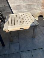 2 teakhouten tafels, Ophalen, Gebruikt, Rechthoekig, Teakhout