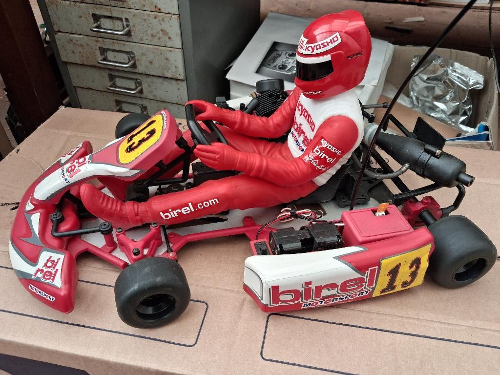Kyosho Birel Kart, Ophalen of Verzenden, Gebruikt, Nitro, Auto onroad