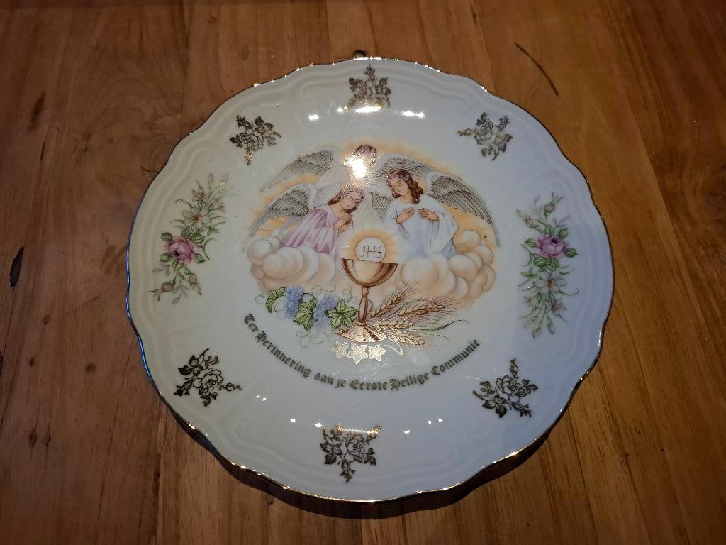 Schotel eerste heilige communie, Verzamelen, Ophalen of Verzenden, Zo goed als nieuw, Overige typen, Christendom | Katholiek