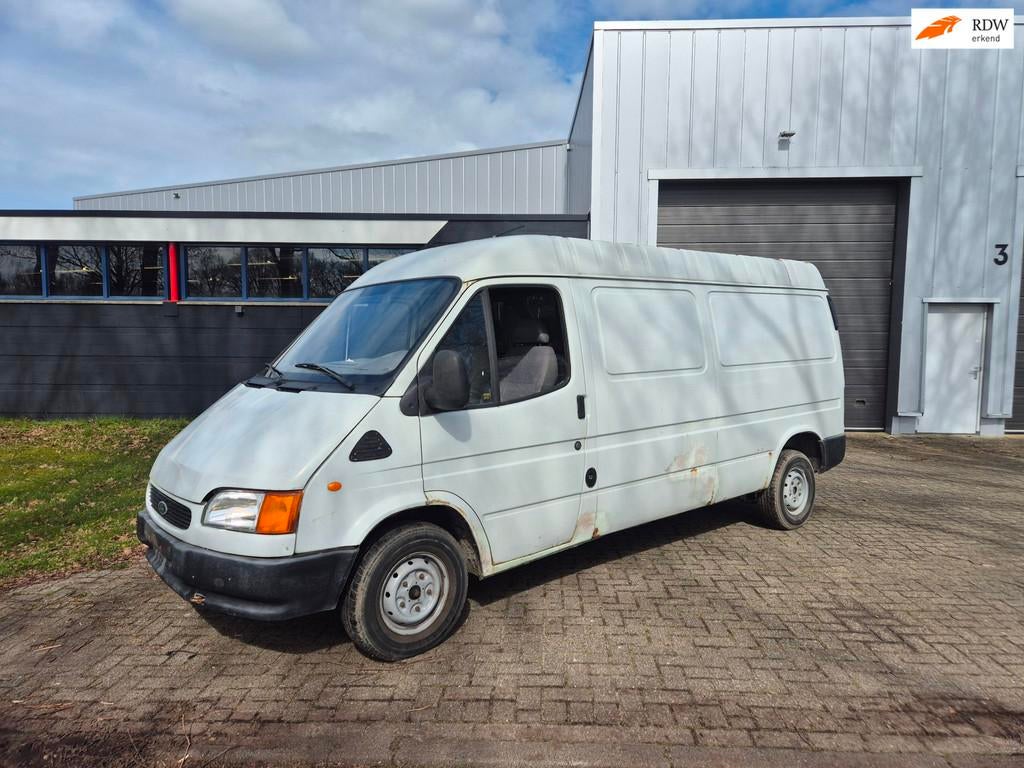 Ford Transit 2.5 DIESEL MANUEEL 1999 LANG HOOG, Auto's, Voorwielaandrijving, 1998 cc, 101 pk, Gebruikt
