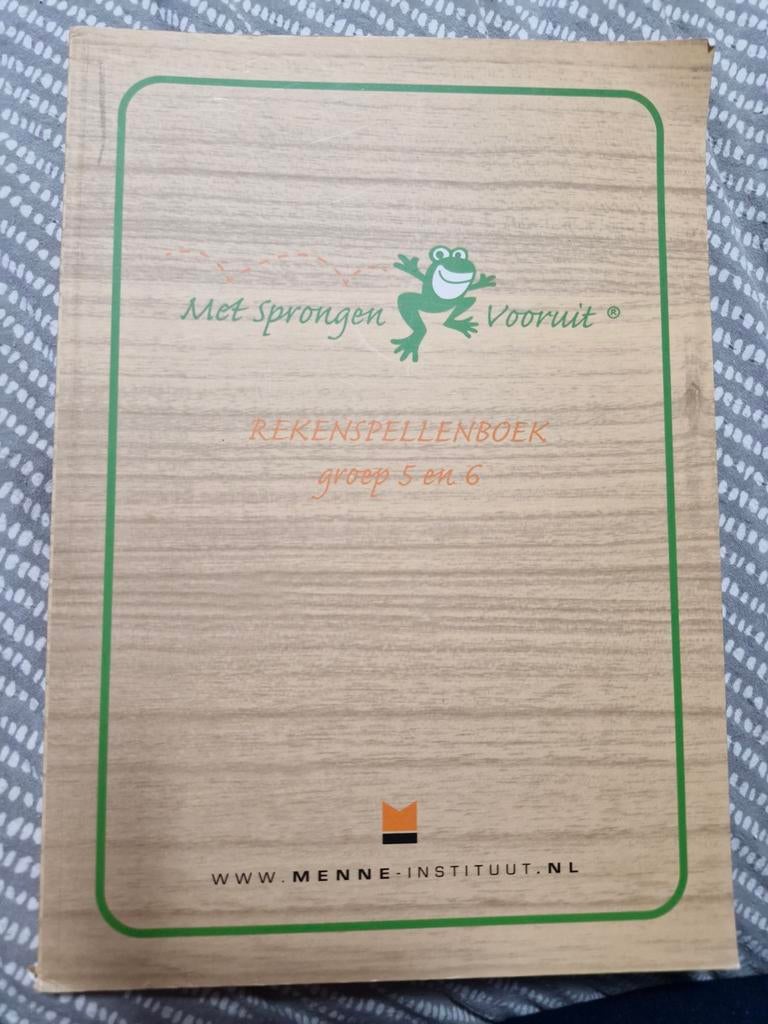 RekenSpellenboek groep 5 en 6 -Met sprongen Vooruit, Gelezen, Ophalen of Verzenden, Menne Instituut, Beta